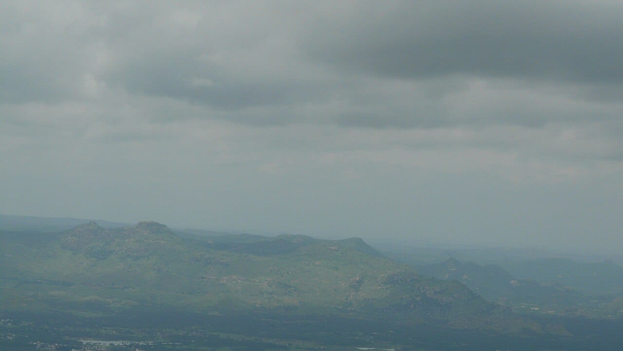 View from the Yelagiri telescope tower